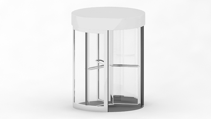 渲染模型_旋转门002