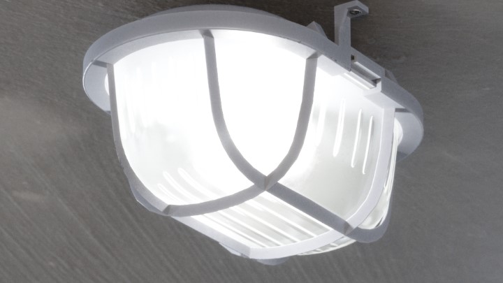 渲染模型_日光灯009