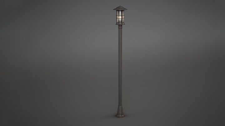 渲染模型_景观灯012