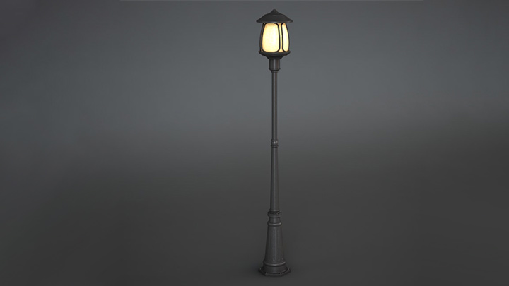 渲染模型_景观灯013