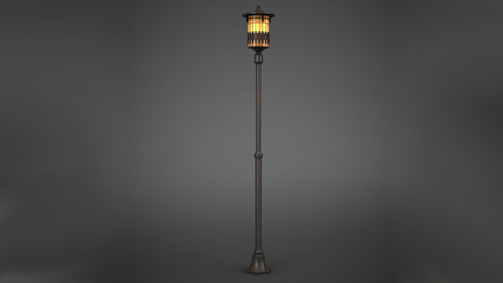 渲染模型_景观灯016