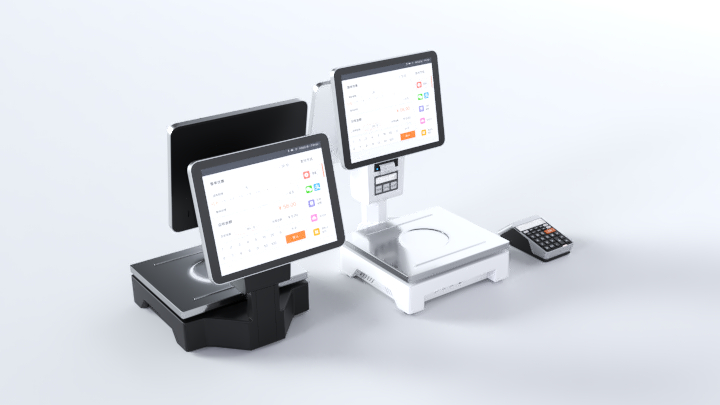 渲染模型_智能收银机001