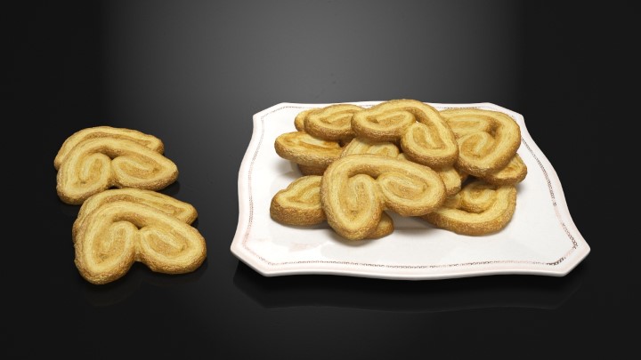 渲染模型_曲奇饼干004