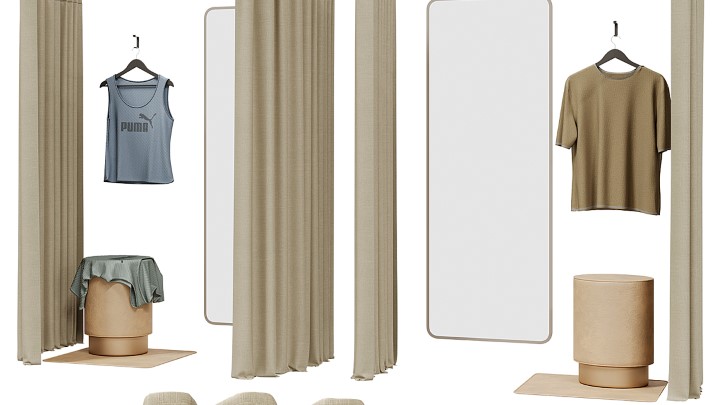 渲染模型_更衣间001