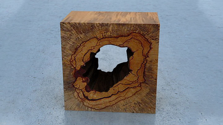 渲染模型_木凳002