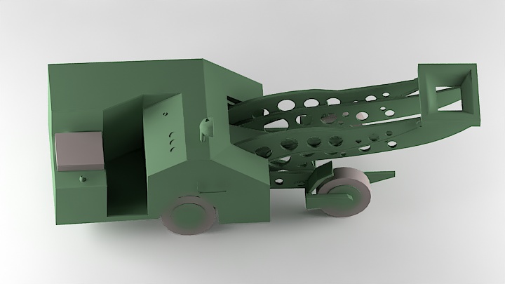 渲染模型_机械车004