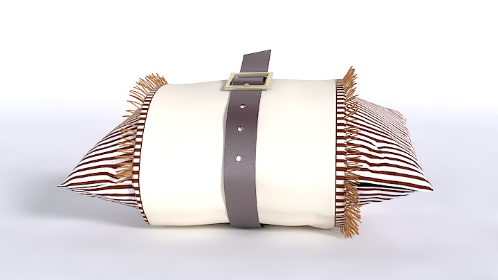 渲染模型_枕头040