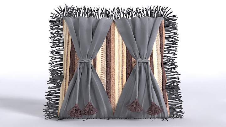 渲染模型_枕头076