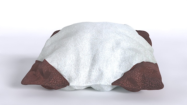 渲染模型_枕头098