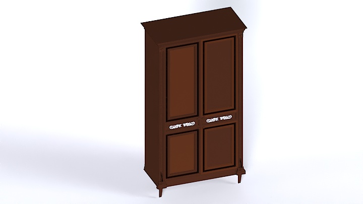 渲染模型_柜子1805