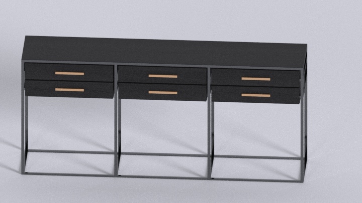 渲染模型_柜子1954