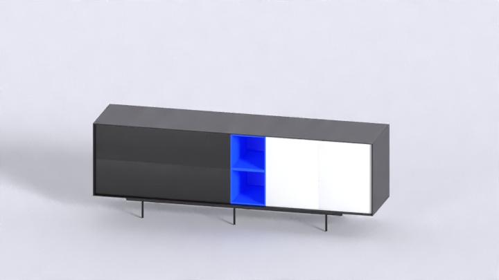 渲染模型_柜子1955