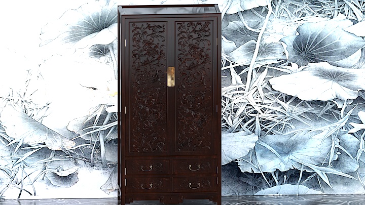 渲染模型_柜子2039