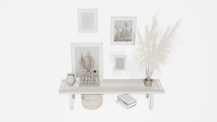 渲染模型_桌子装饰001