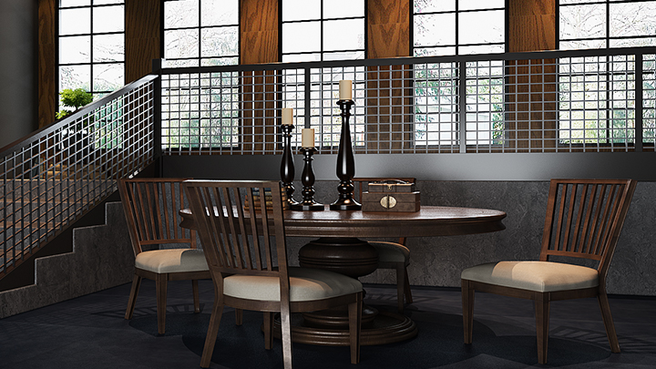 渲染模型_桌椅1006