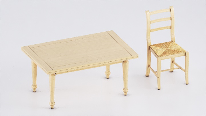 渲染模型_桌椅447