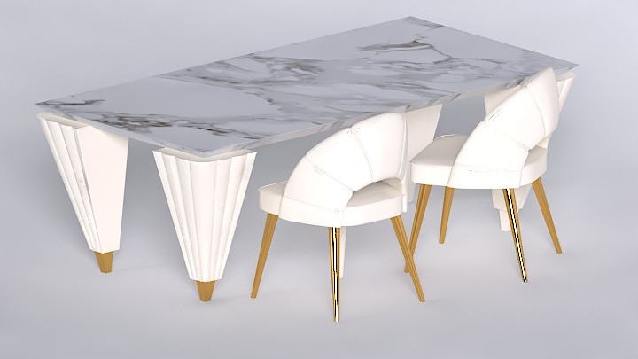 渲染模型_桌椅474