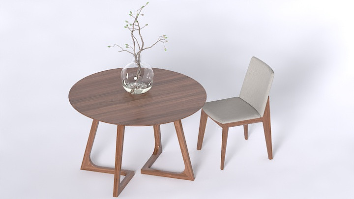 渲染模型_桌椅476