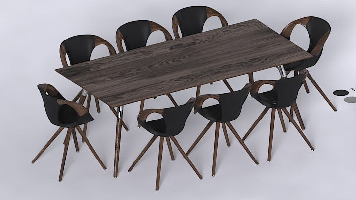 渲染模型_桌椅483
