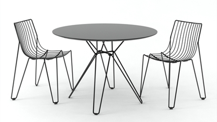 渲染模型_桌椅596