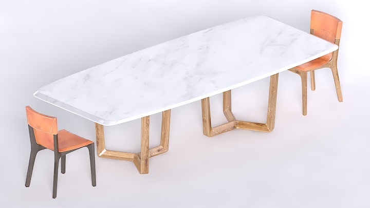 渲染模型_桌椅643