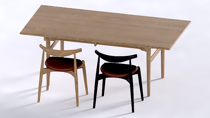 渲染模型_桌椅651