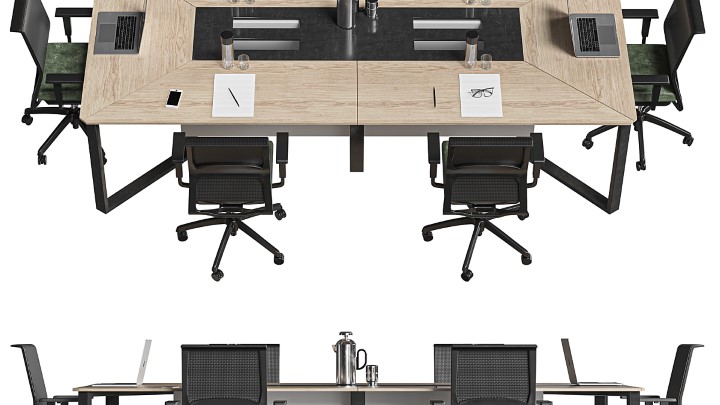 渲染模型_桌椅659