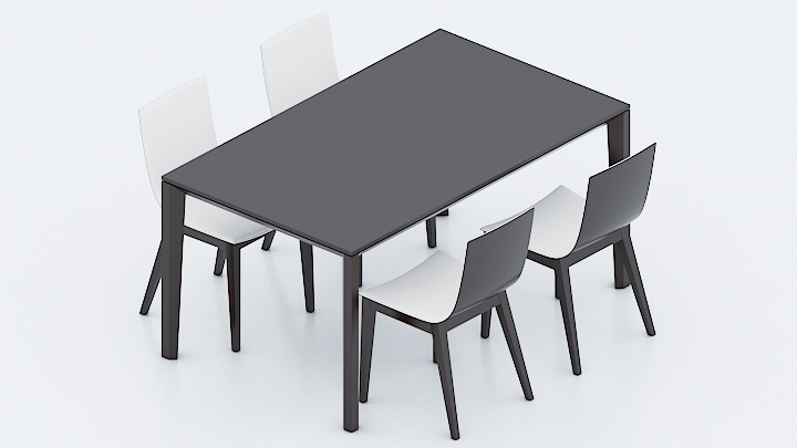 渲染模型_桌椅684