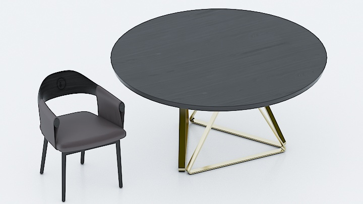 渲染模型_桌椅691