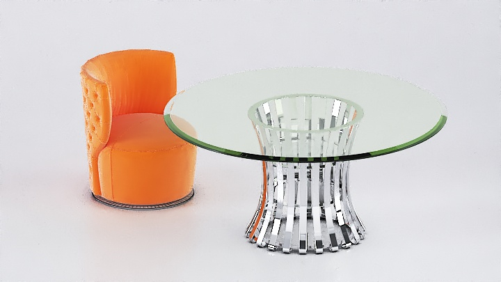 渲染模型_桌椅707