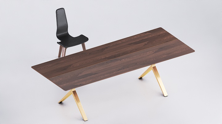 渲染模型_桌椅716