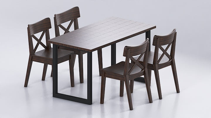渲染模型_桌椅746