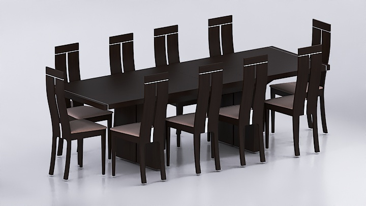 渲染模型_桌椅748