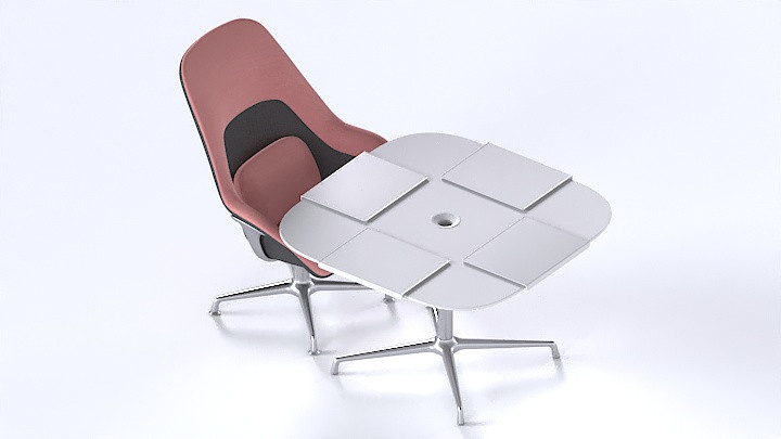 渲染模型_桌椅830