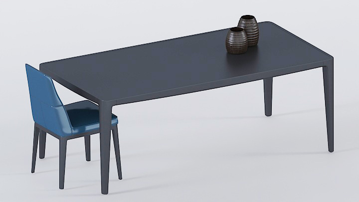 渲染模型_桌椅852