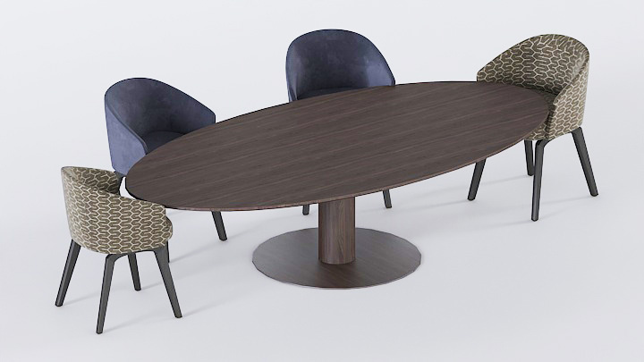 渲染模型_桌椅854