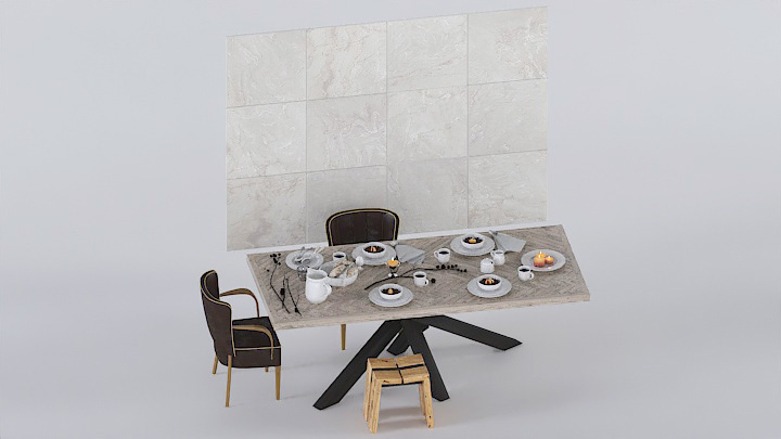 渲染模型_桌椅861