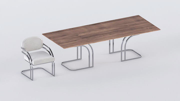 渲染模型_桌椅884