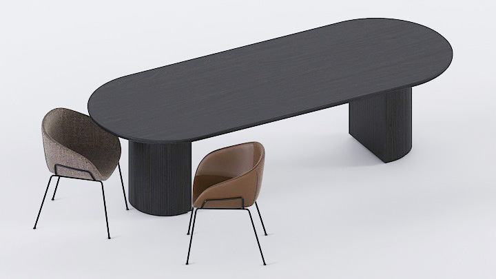 渲染模型_桌椅905