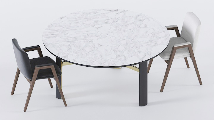 渲染模型_桌椅906