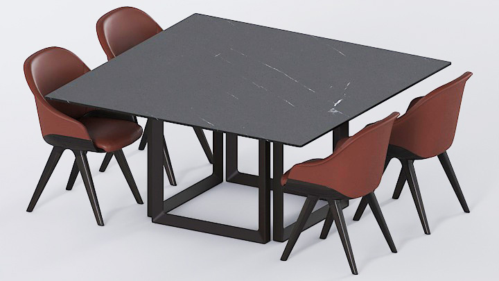 渲染模型_桌椅911