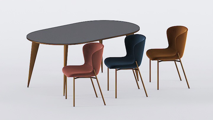 渲染模型_桌椅912