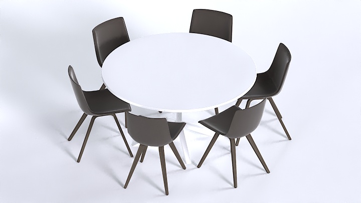 渲染模型_桌椅928