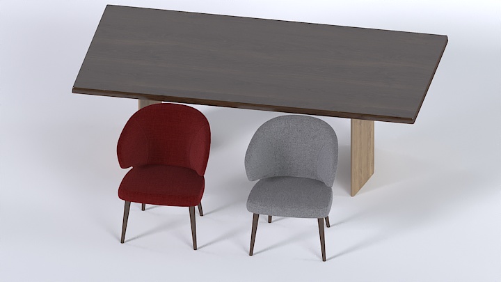 渲染模型_桌椅930