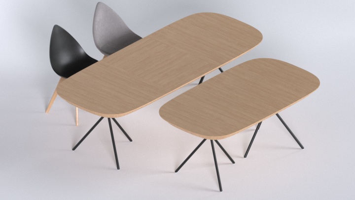 渲染模型_桌椅977