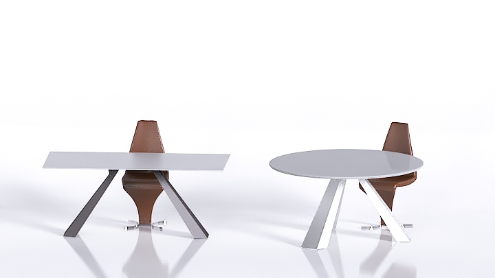 渲染模型_桌椅987