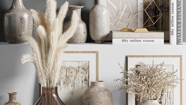 渲染模型_桌面装饰品007