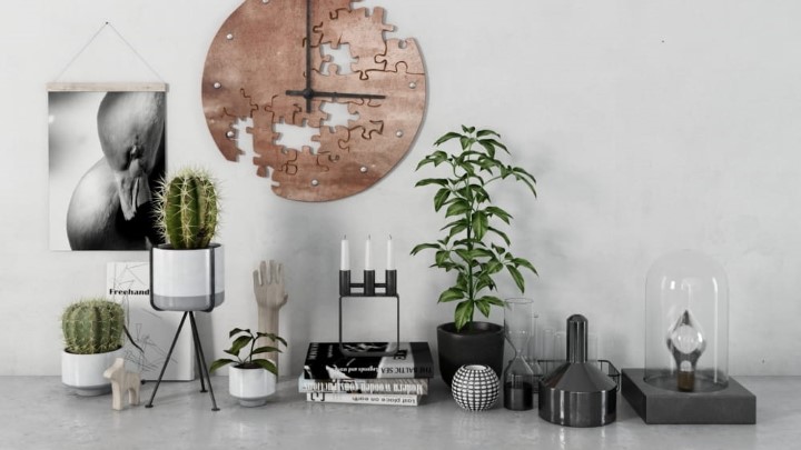 渲染模型_桌面装饰品009