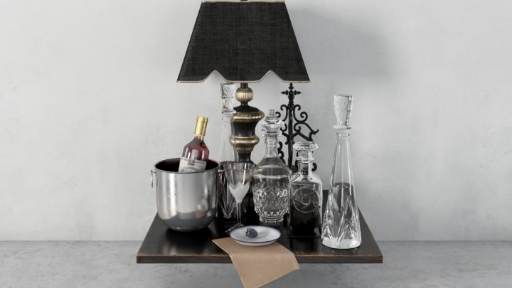 渲染模型_桌面装饰品012