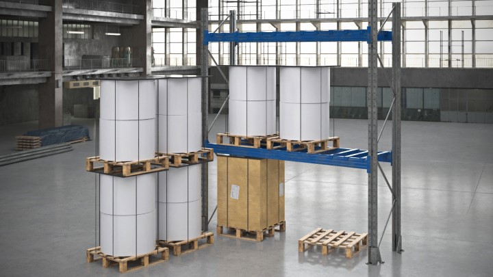 渲染模型_桶货架001